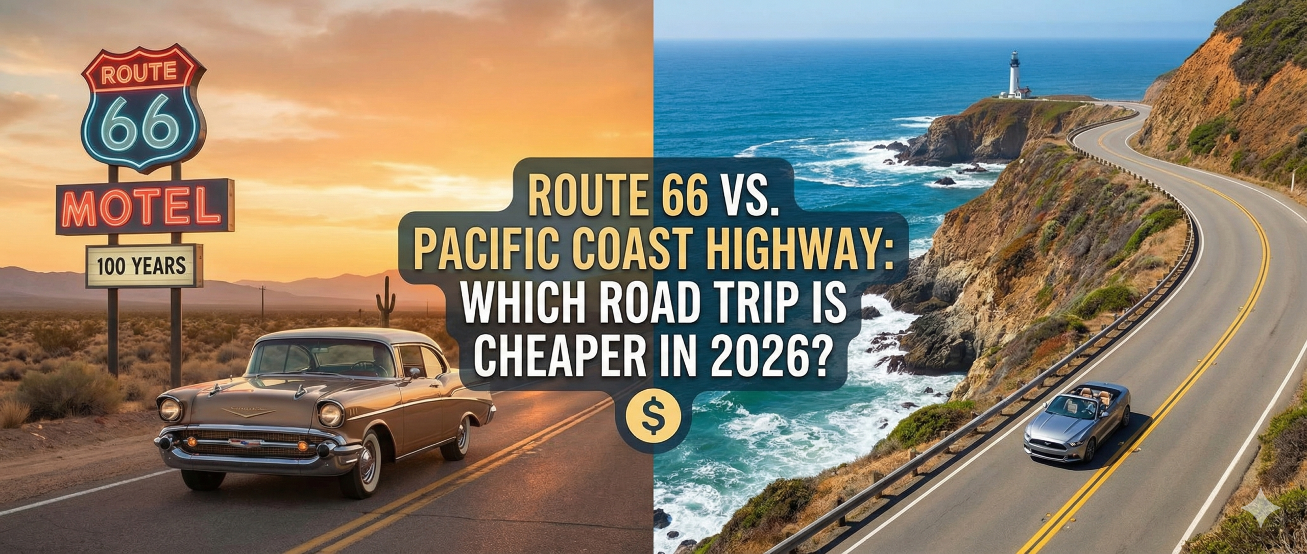 Route 66 vs. Pacific Coast Highway: Which Road Trip is Cheaper in 2026?