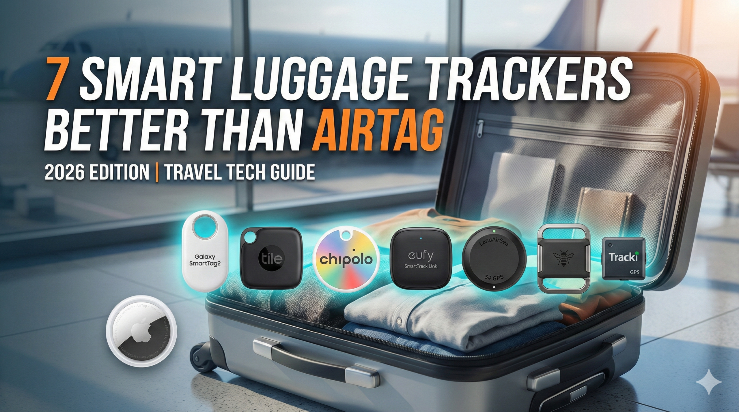 7 Smart Luggage Trackers That Are Better Than the AirTag