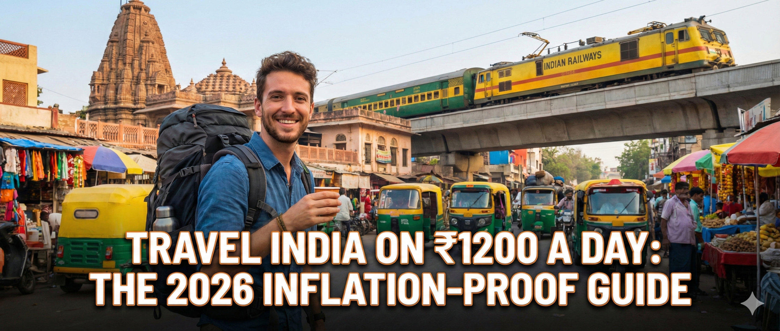 Travel India on ₹1200 a Day: The 2026 Inflation-Proof Guide