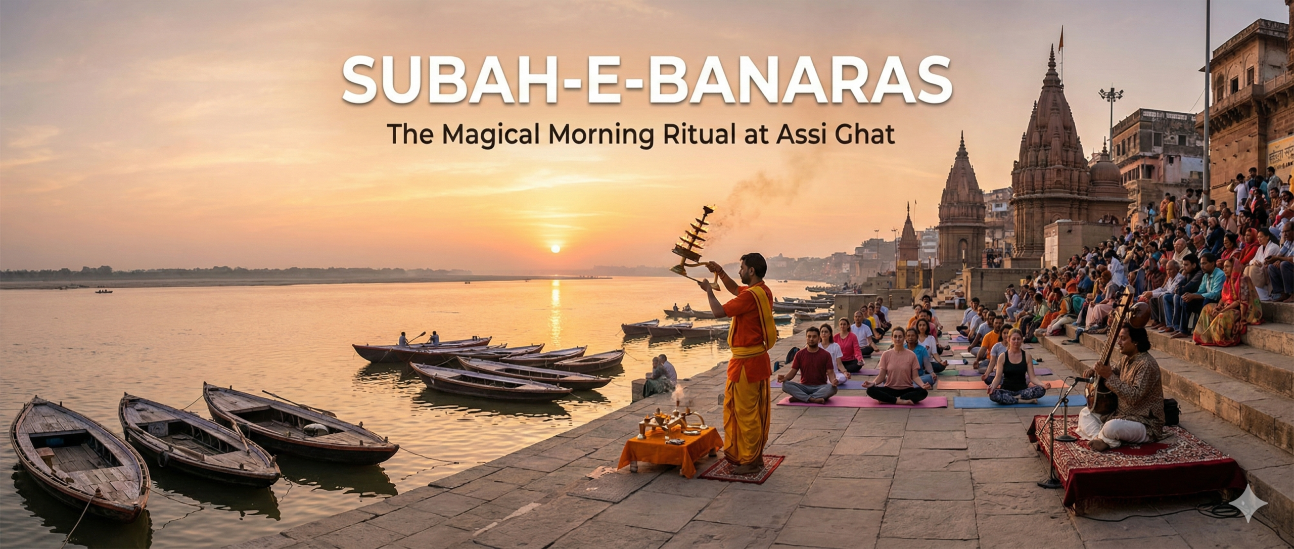 Subah-e-Banaras: The Magical Morning Ritual at Assi Ghat