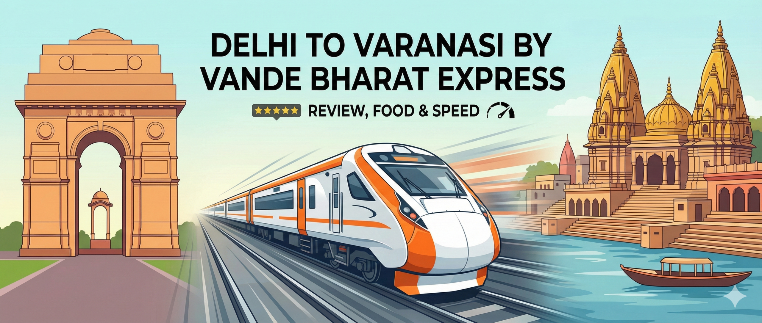 Delhi to Varanasi by Vande Bharat Express: Review, Food & Speed