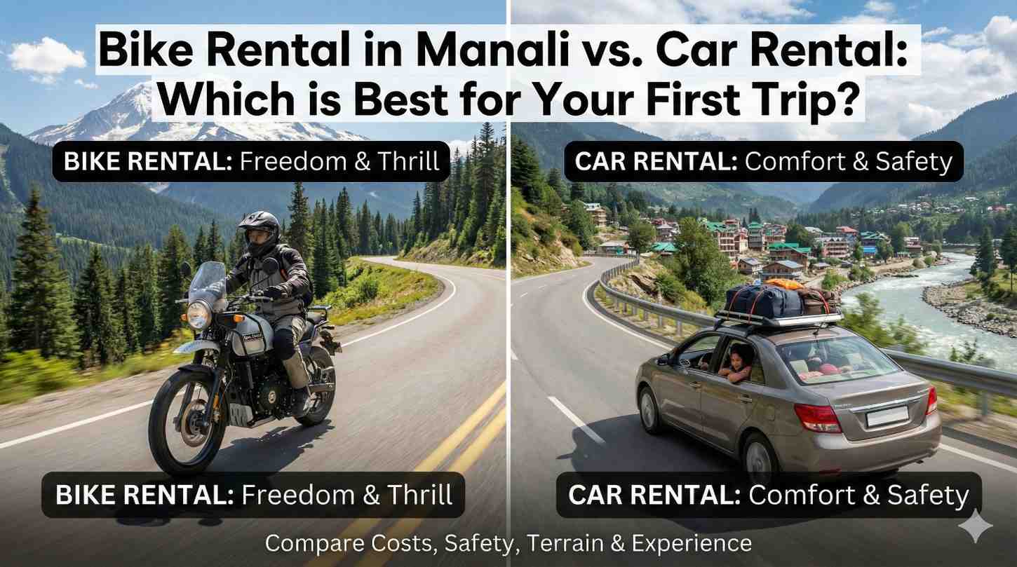 Bike and car Rental in Manali