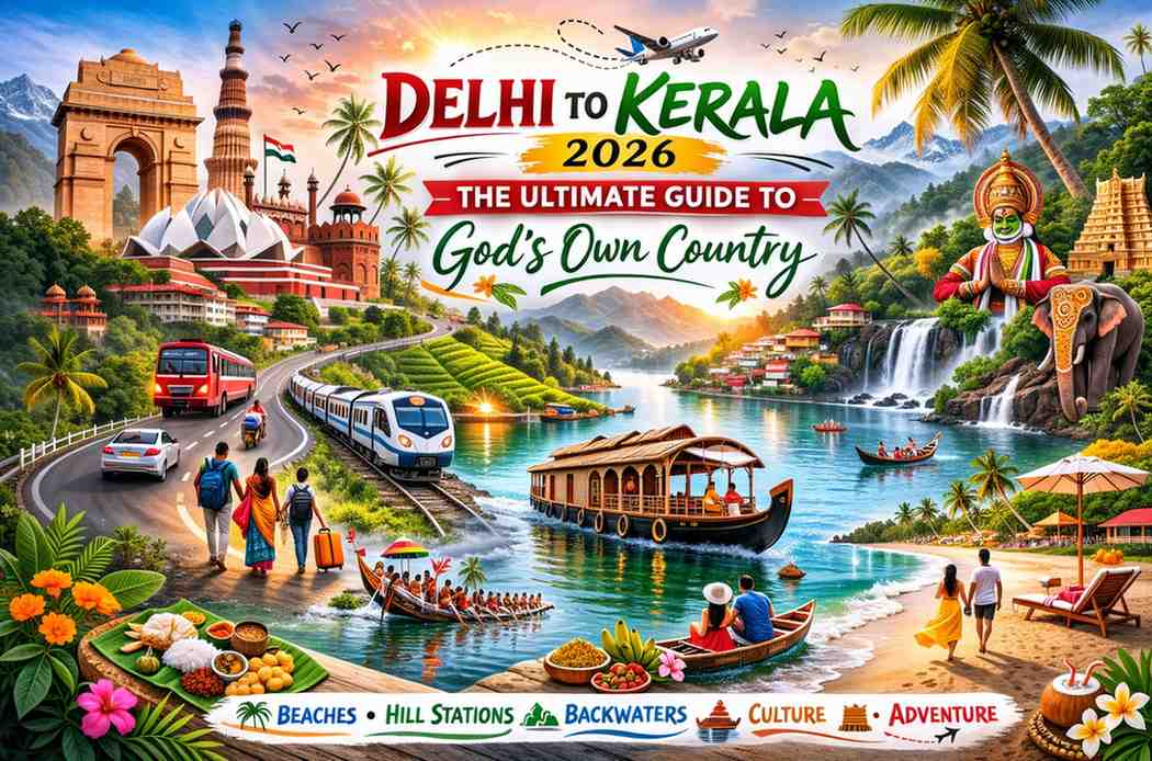 Delhi to Kerala 2026