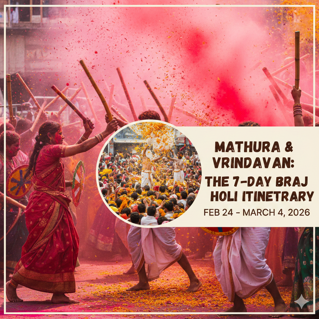 Mathura & Vrindavan: The 7-Day Braj Holi Itinerary (2026)