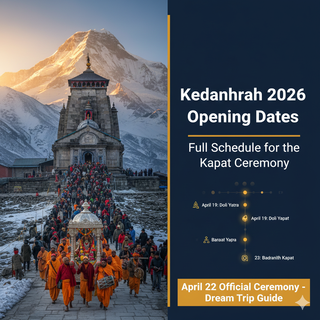 Kedarnath 2026 Opening Dates: Full Schedule for the Kapat Ceremony