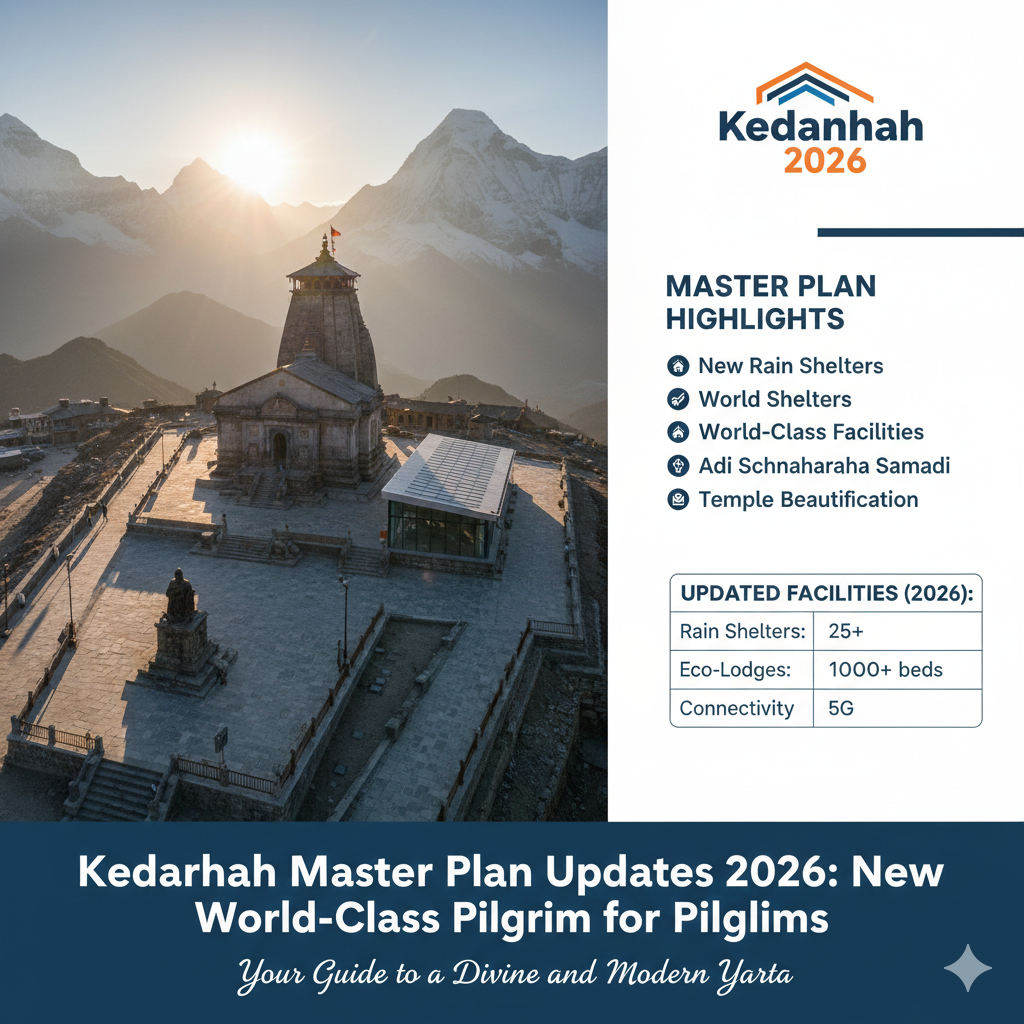 Kedarnath Master Plan 2026: New Facilities for Pilgrims