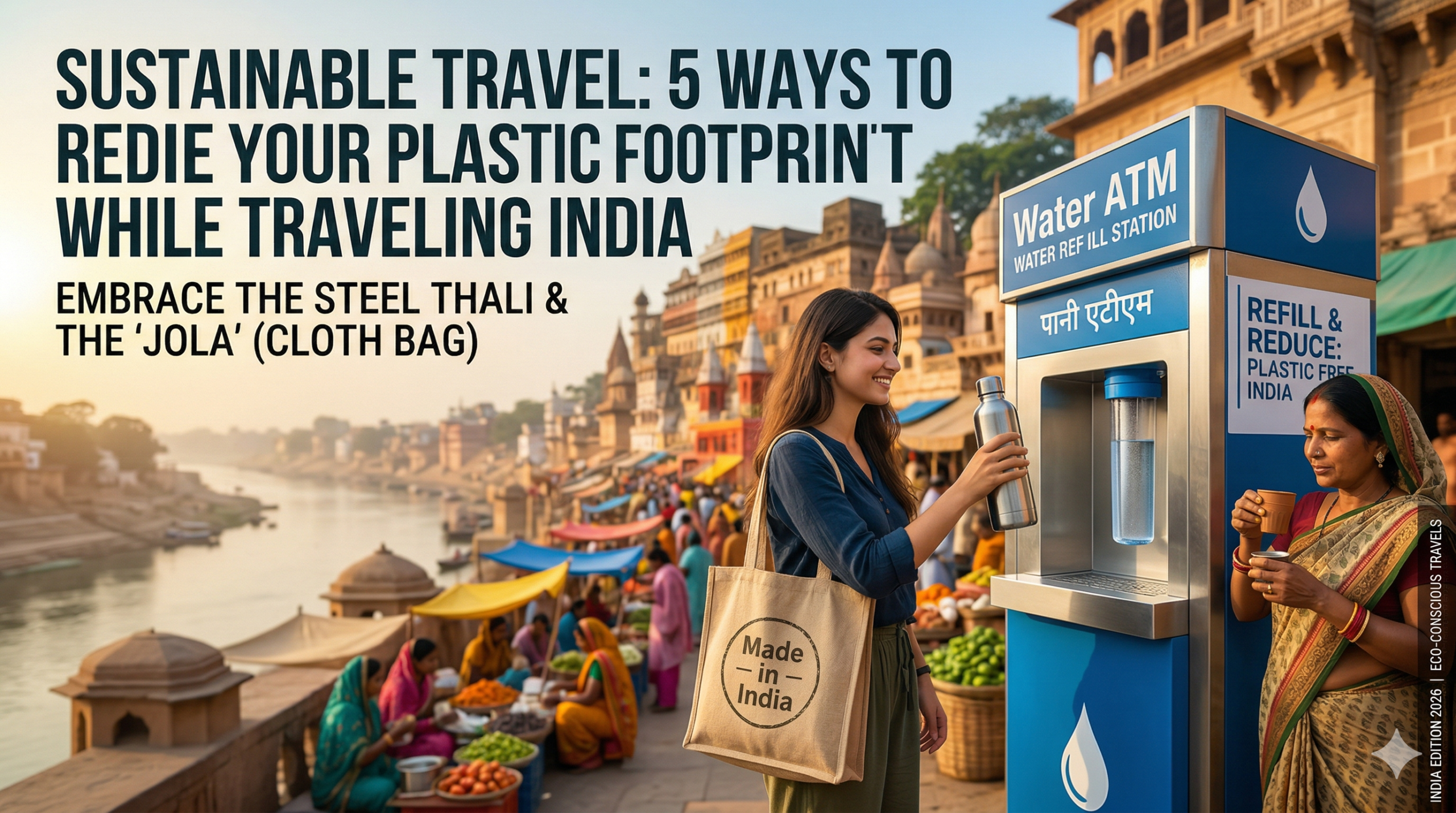 Sustainable Travel: 5 Ways to Reduce Your Plastic Footprint While Traveling India