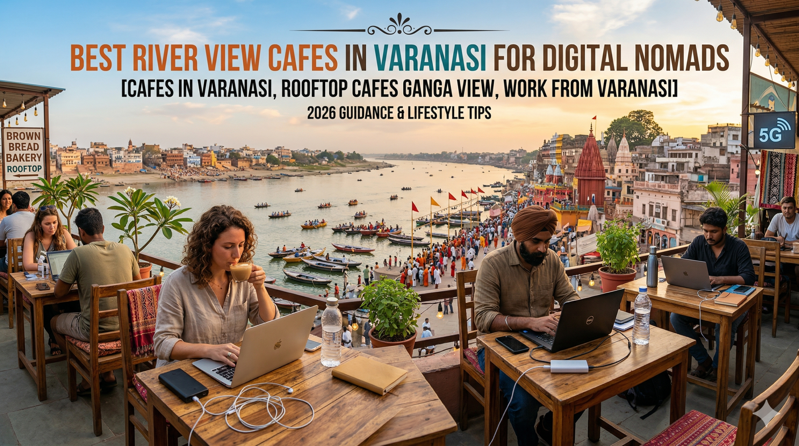 Best River View Cafes in Varanasi for Digital Nomads: Work with a View