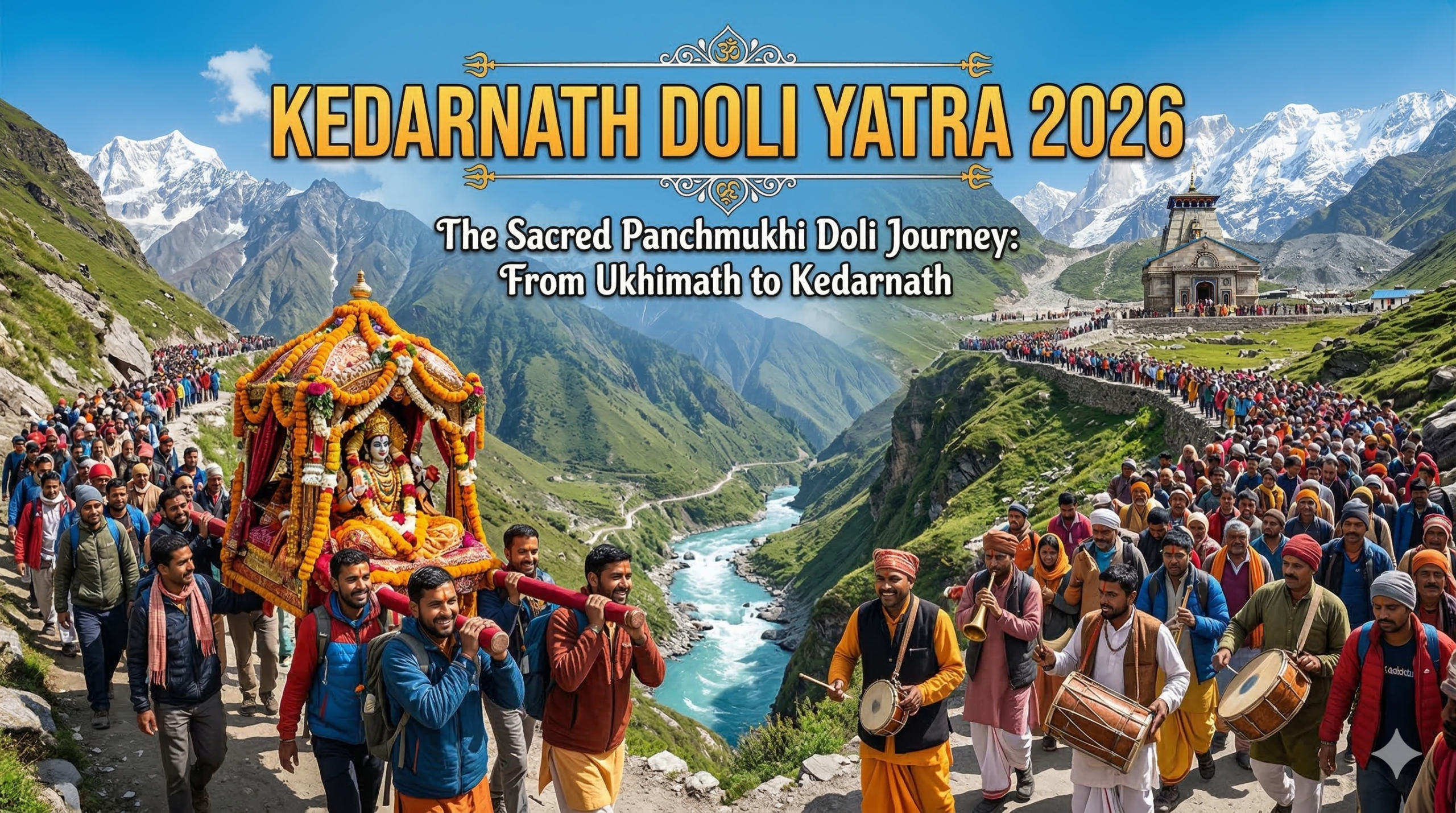 The Sacred Panchmukhi Doli Journey: From Ukhimath to Kedarnath