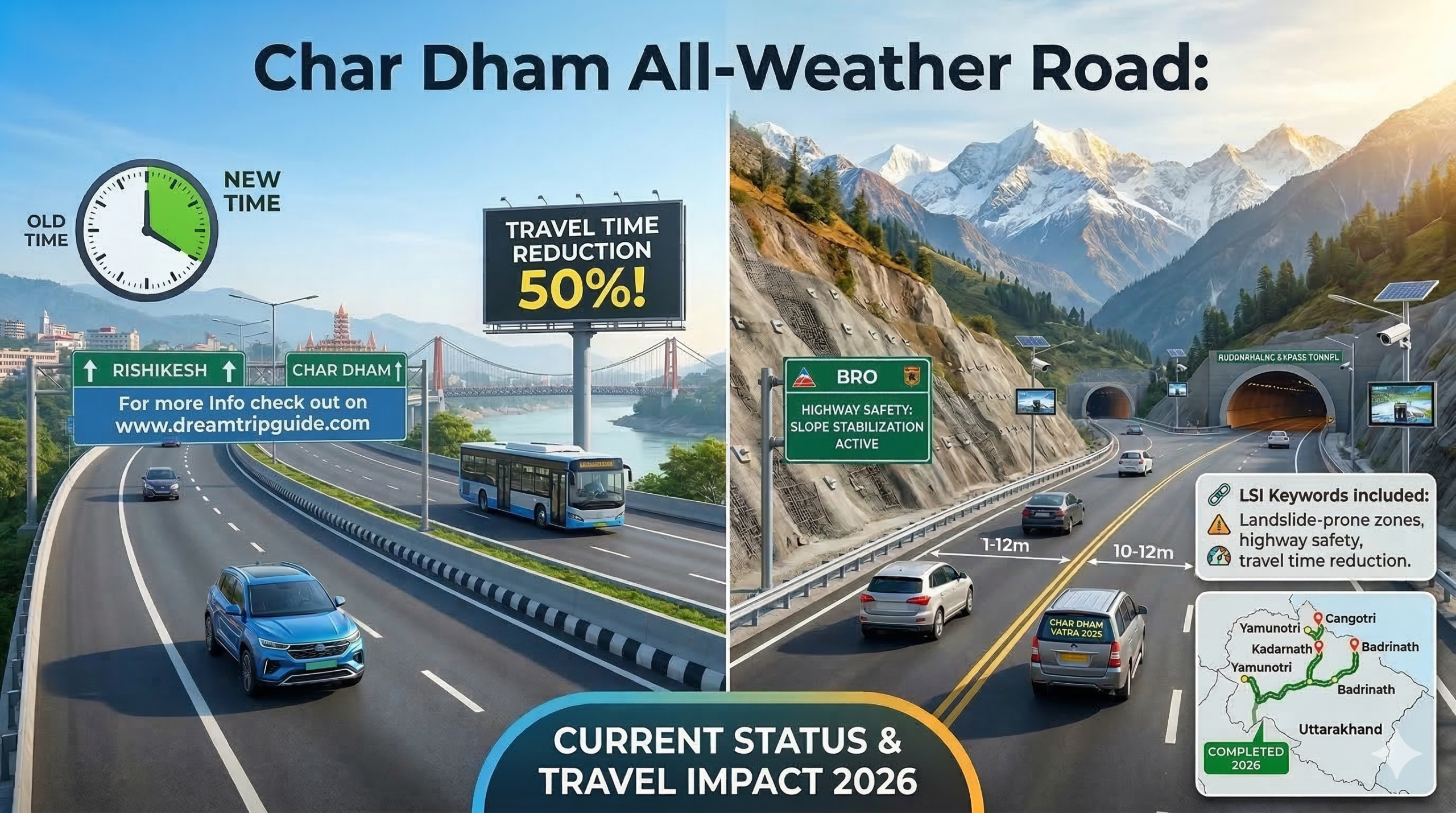 Char Dham All-Weather Road: Current Status & Travel Impact 2026