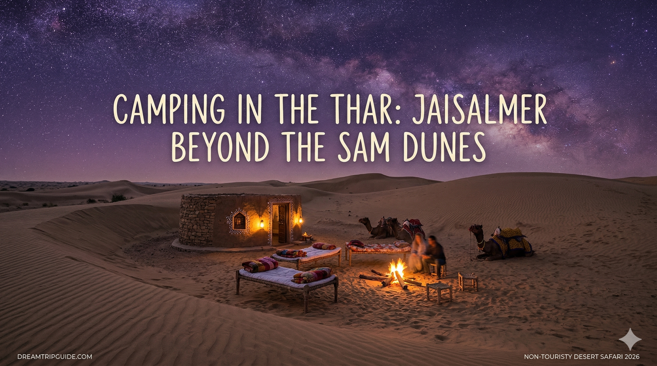 Camping in the Thar: Jaisalmer Beyond the "Sam Dunes"