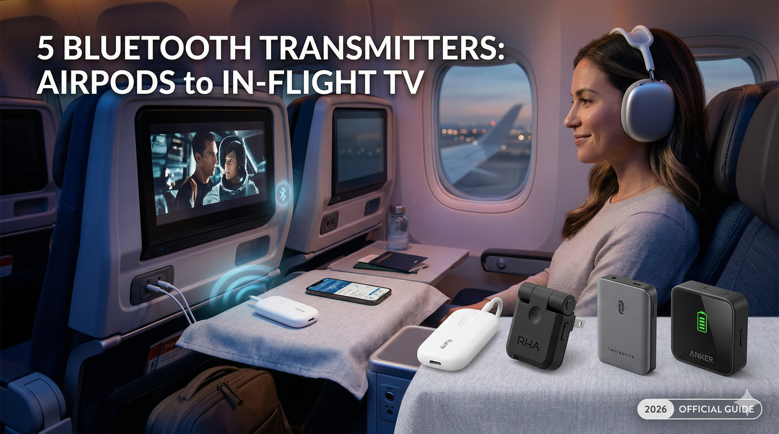 5 Bluetooth Transmitters That Connect Your AirPods to In-Flight TV