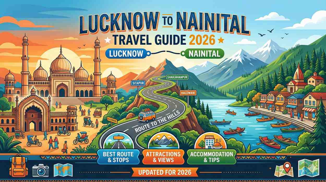 Lucknow to Nainital