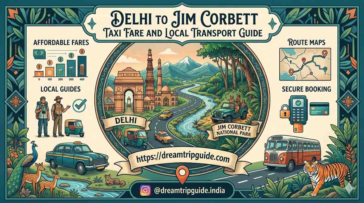 Delhi to Jim Corbett