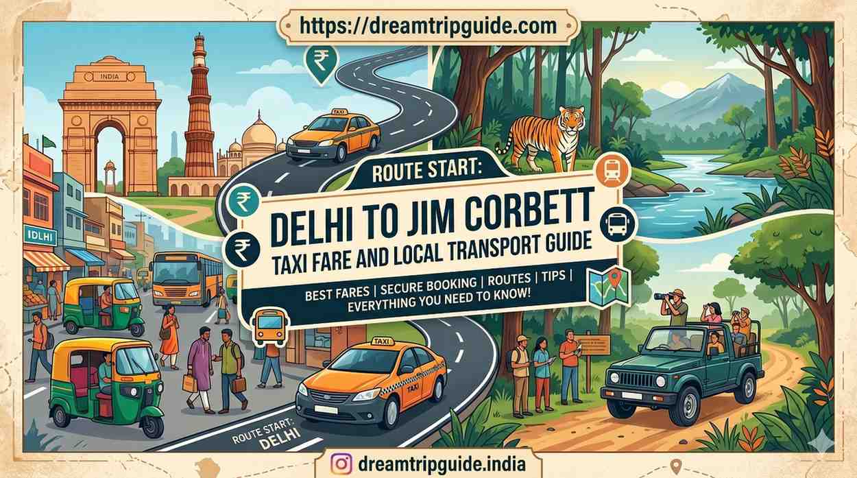 Delhi to Jim Corbett