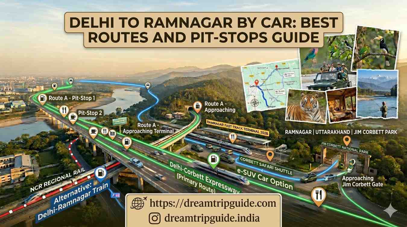 Delhi to Ramnagar by Car