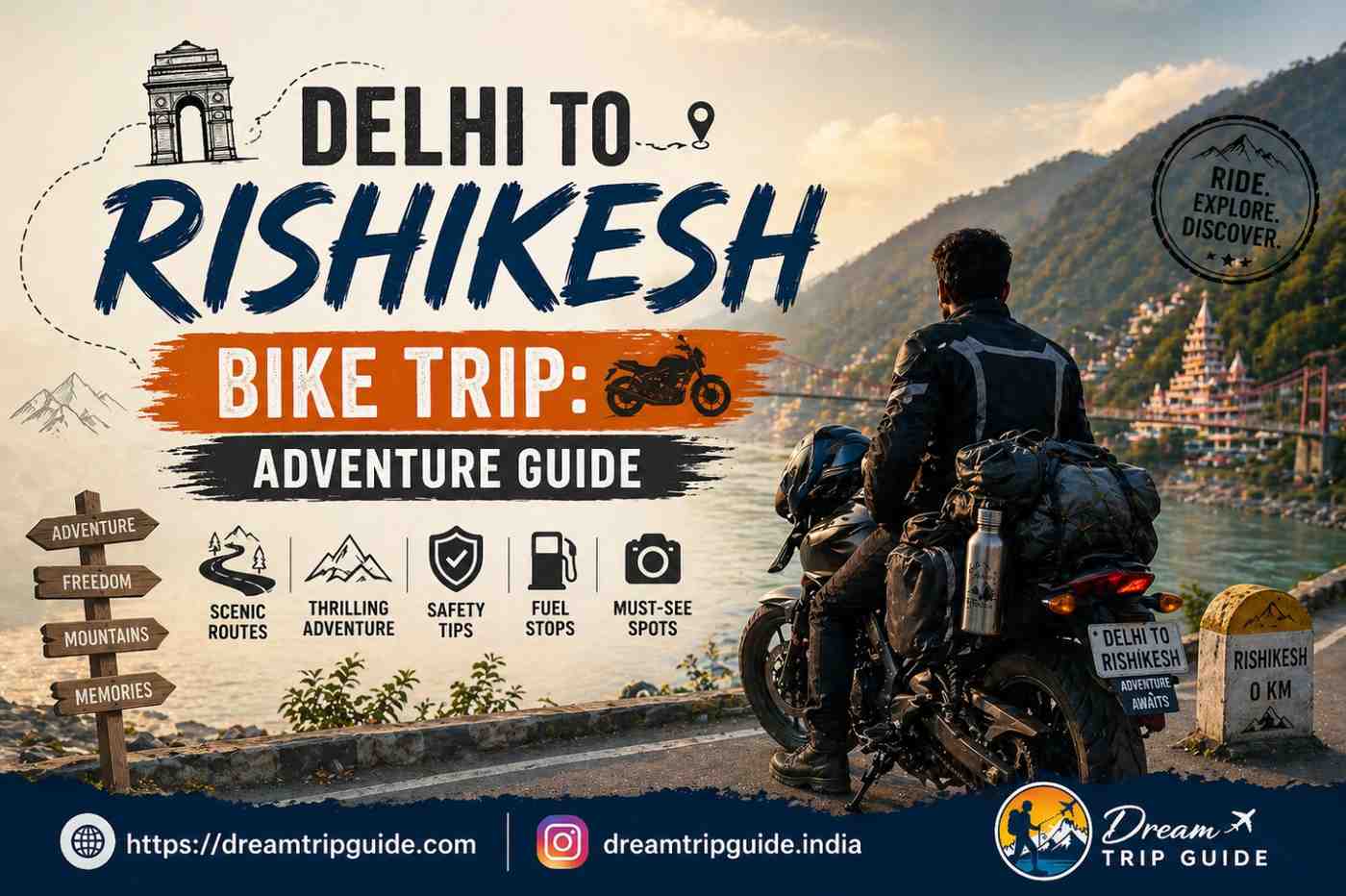 Delhi to Rishikesh Bike Trip