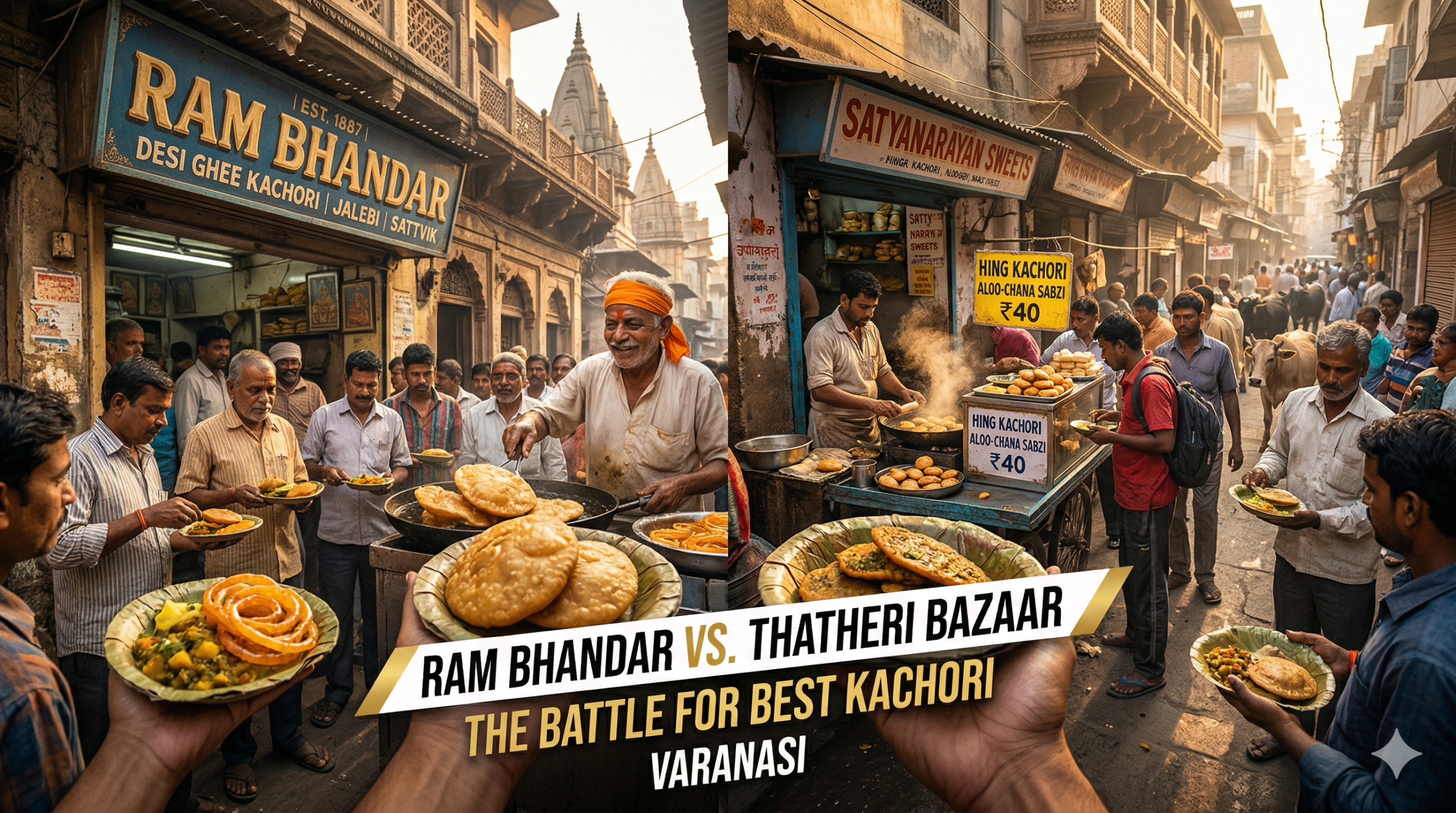 Ram Bhandar vs. Thatheri Bazaar: The Battle for Best Kachori 
