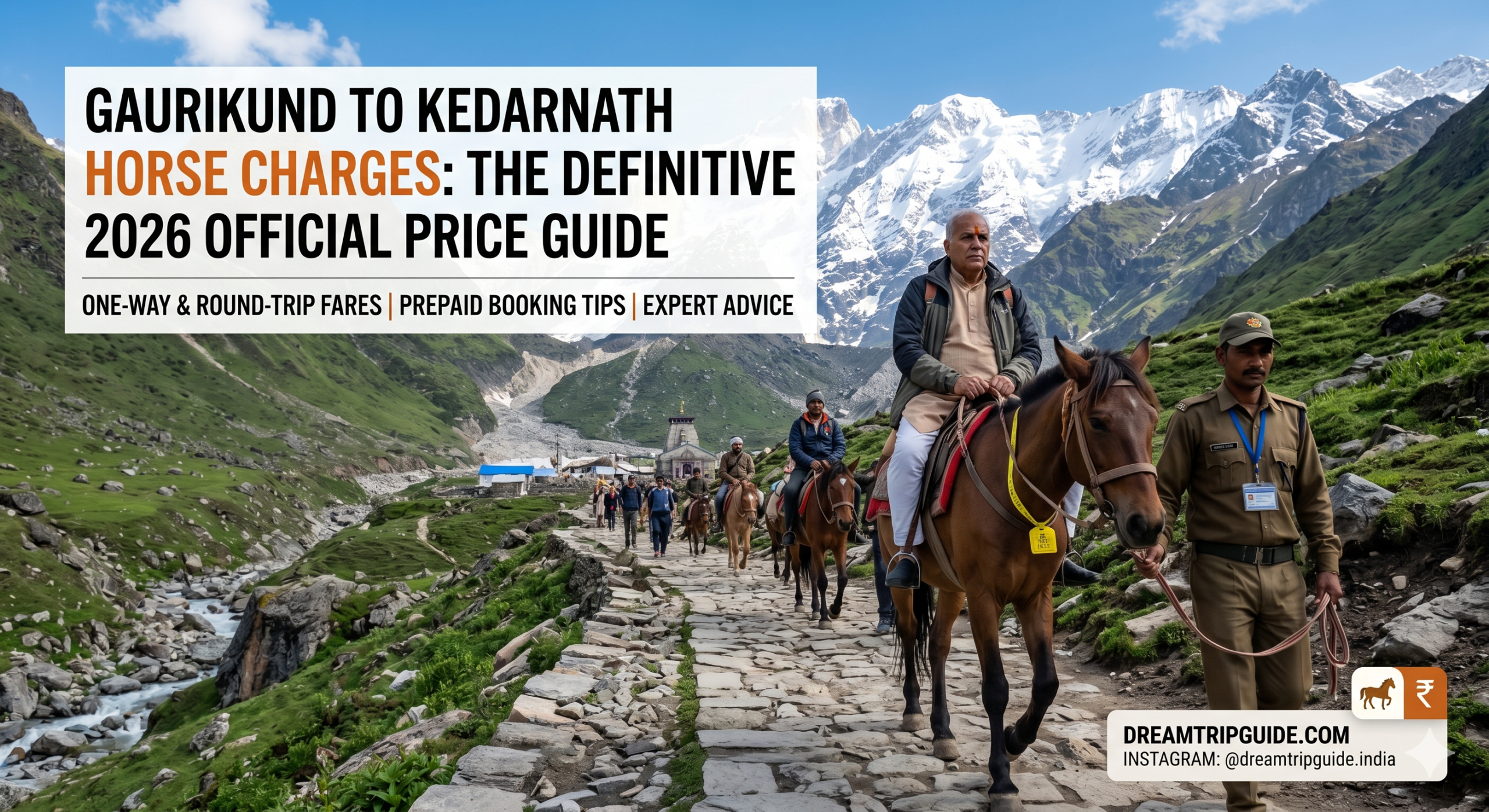 Gaurikund to Kedarnath Horse Charges 2026: Official Price Guide