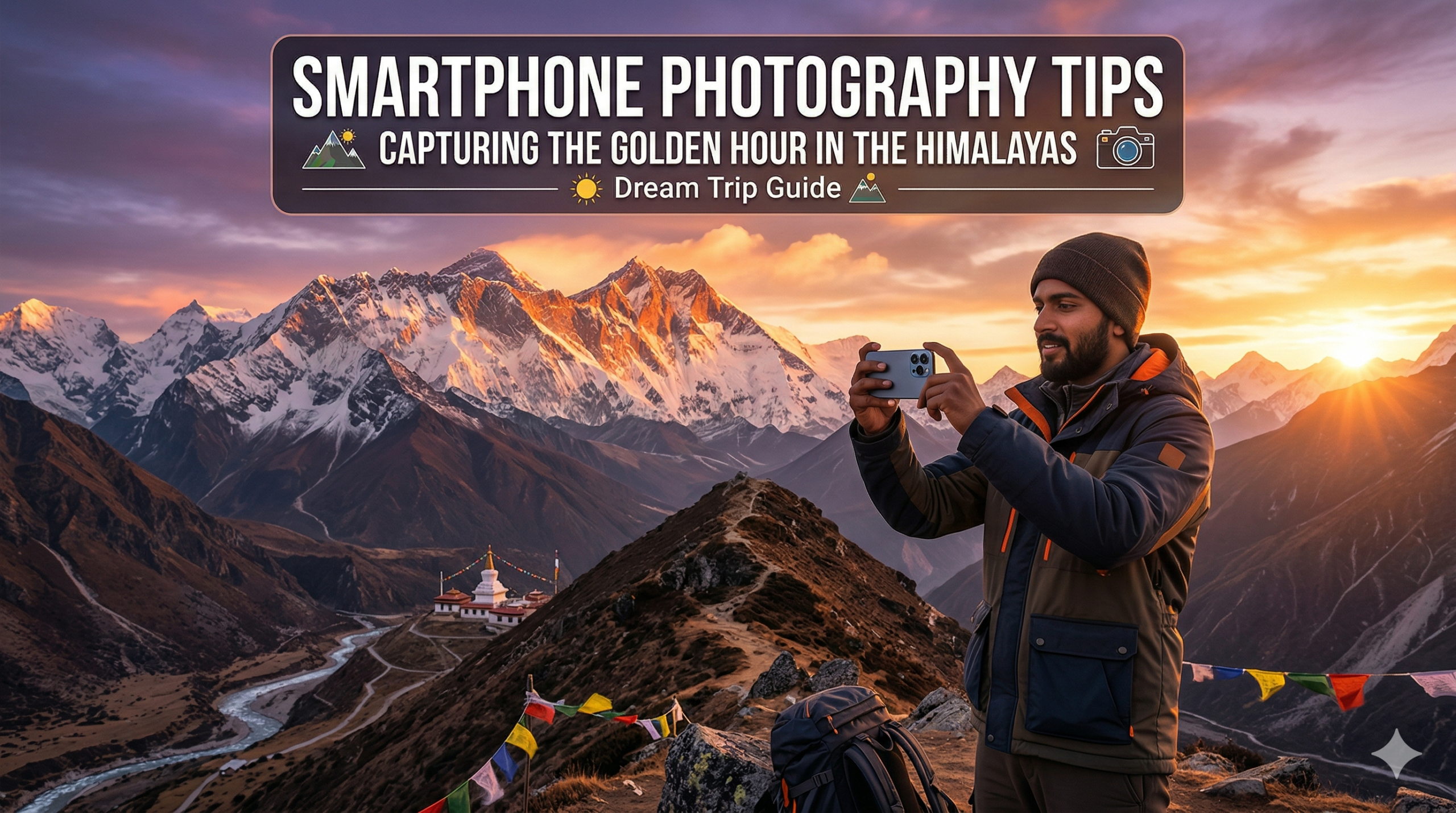 Smartphone Photography Tips: Capturing the "Golden Hour" in the Himalayas