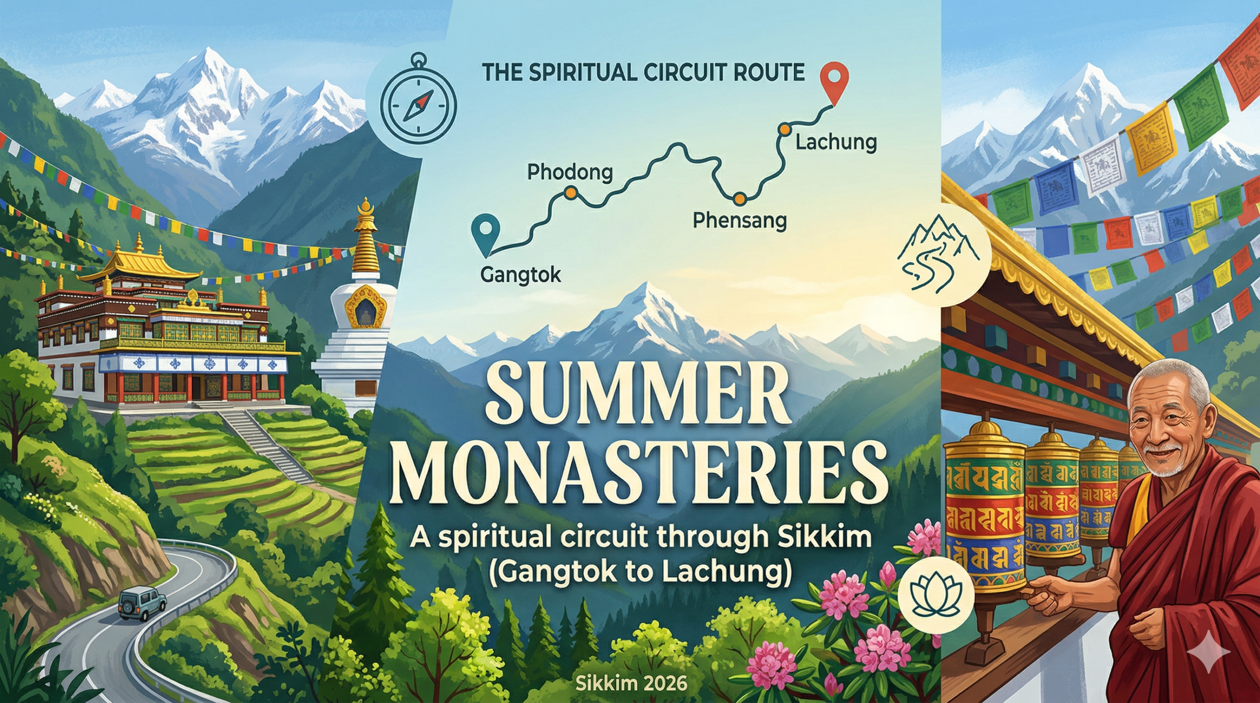 Summer Monasteries: A spiritual circuit through Sikkim (Gangtok to Lachung)