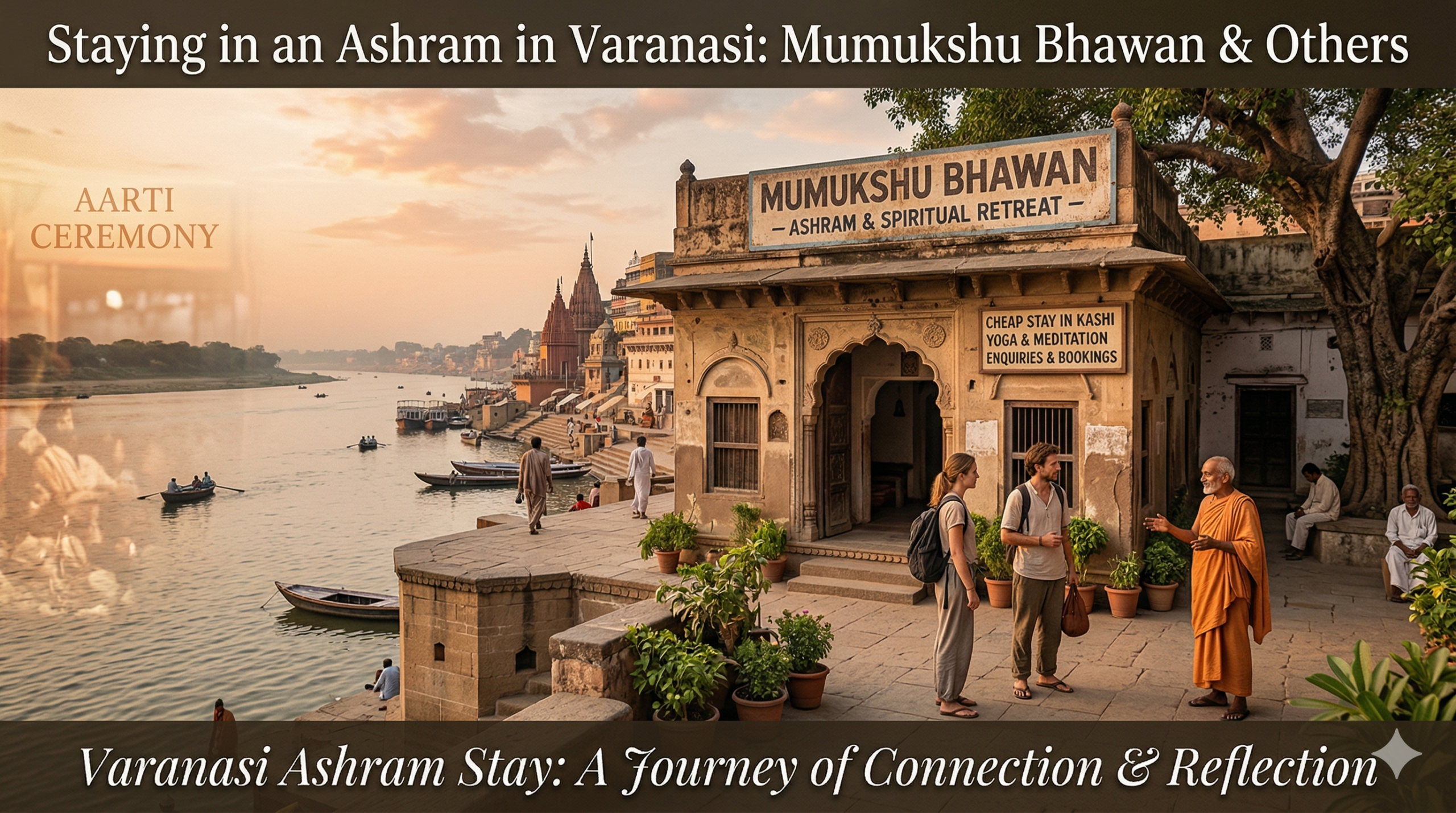 Staying in an Ashram in Varanasi: Mumukshu Bhawan & Others