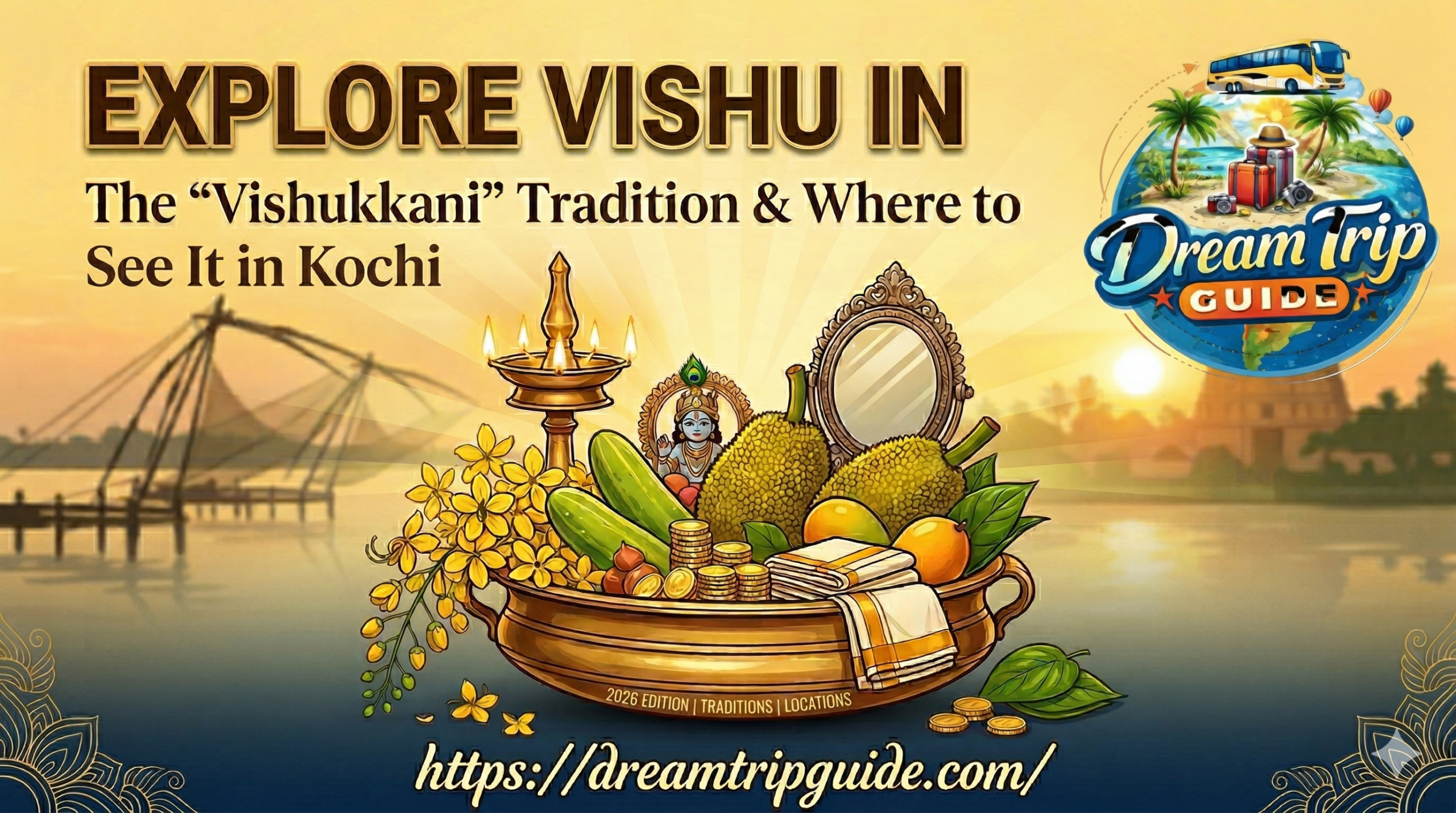 Vishu in Kerala: The "Vishukkani" tradition and where to see it in Kochi.