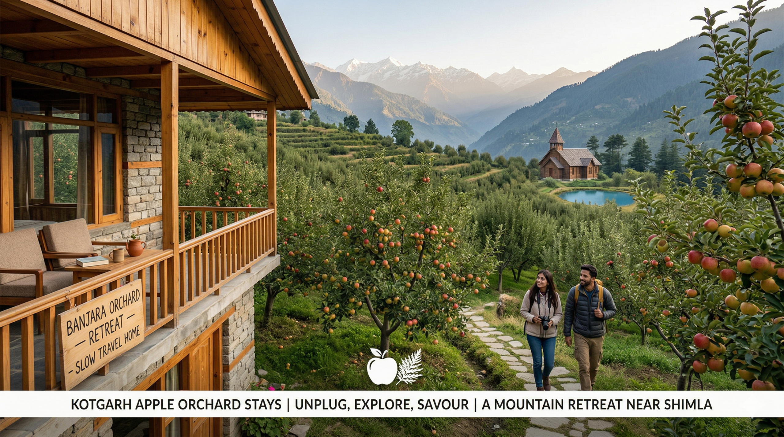 Apple Orchard Stays in Kotgarh: A unique "slow travel" experience near Shimla.