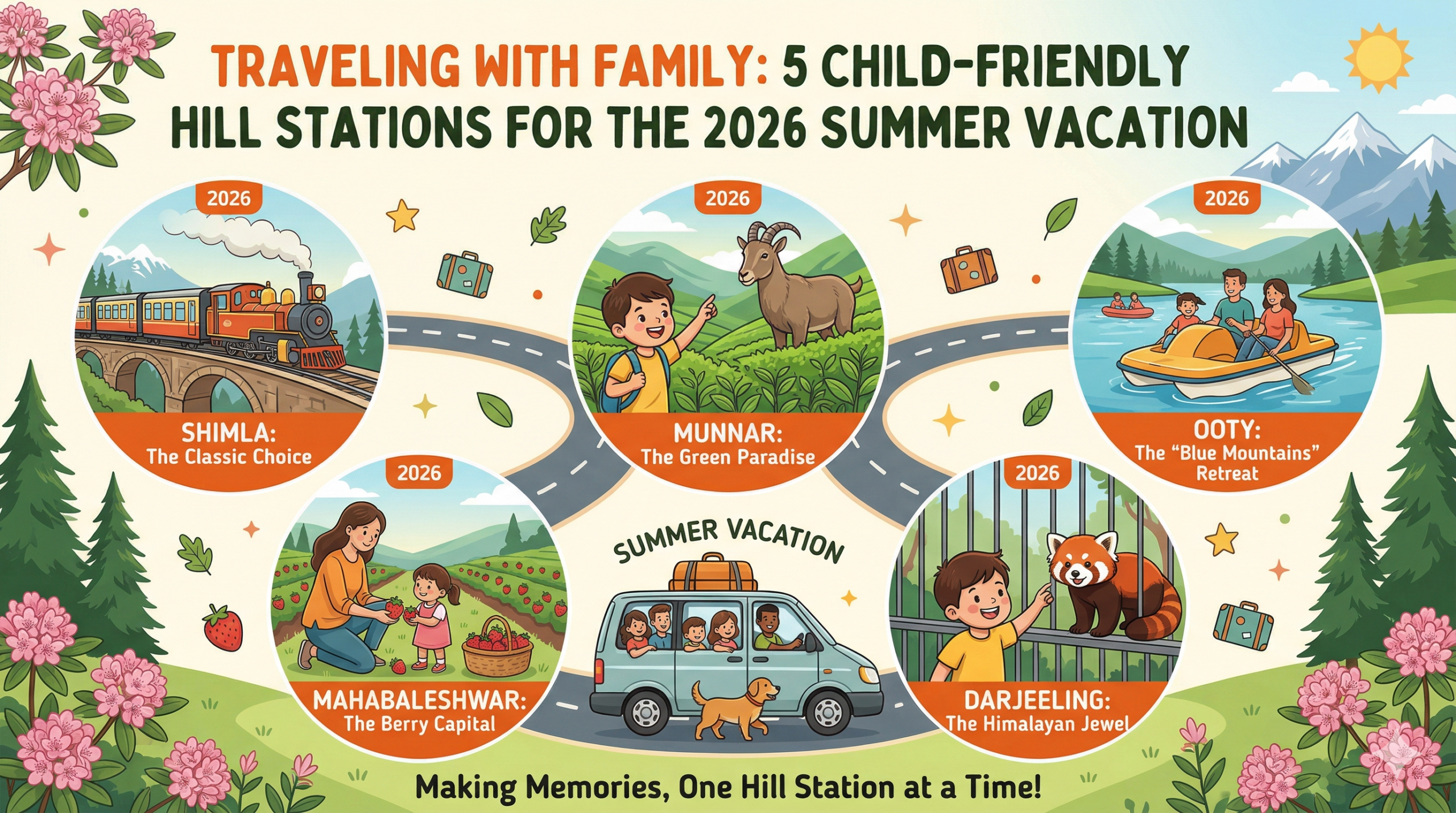 Traveling with Family: 5 Child-Friendly Hill Stations for the 2026 Summer Vacation