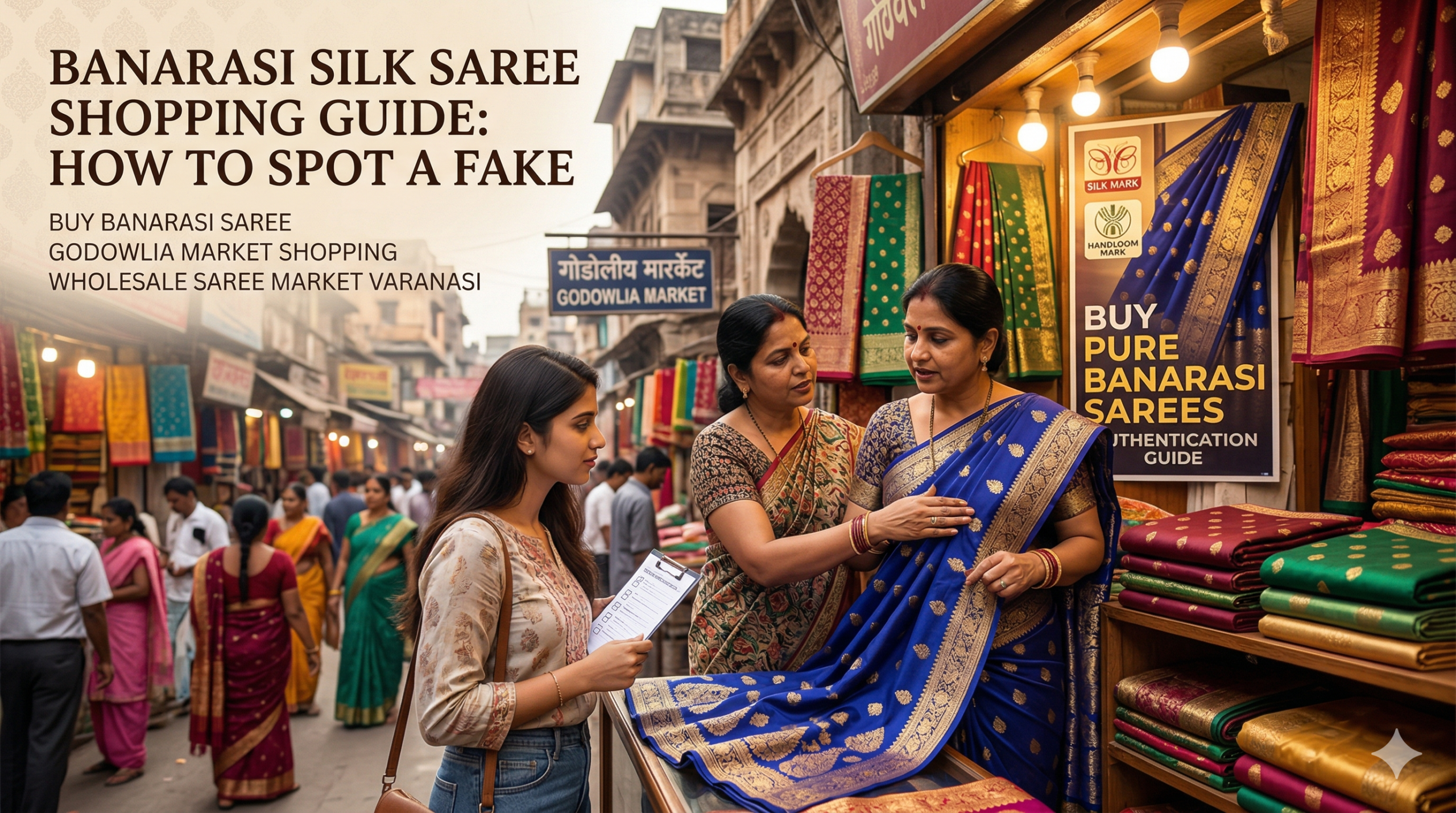 Banarasi Silk Saree Shopping Guide: How to Spot a Fake