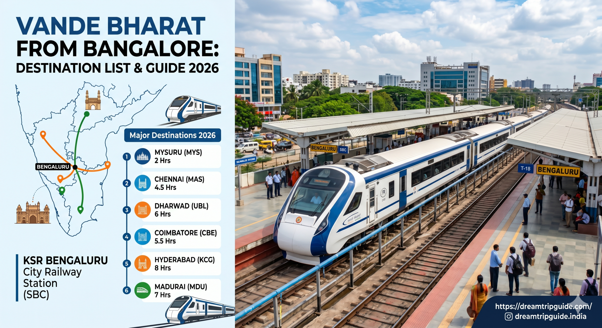 Vande Bharat from Bangalore