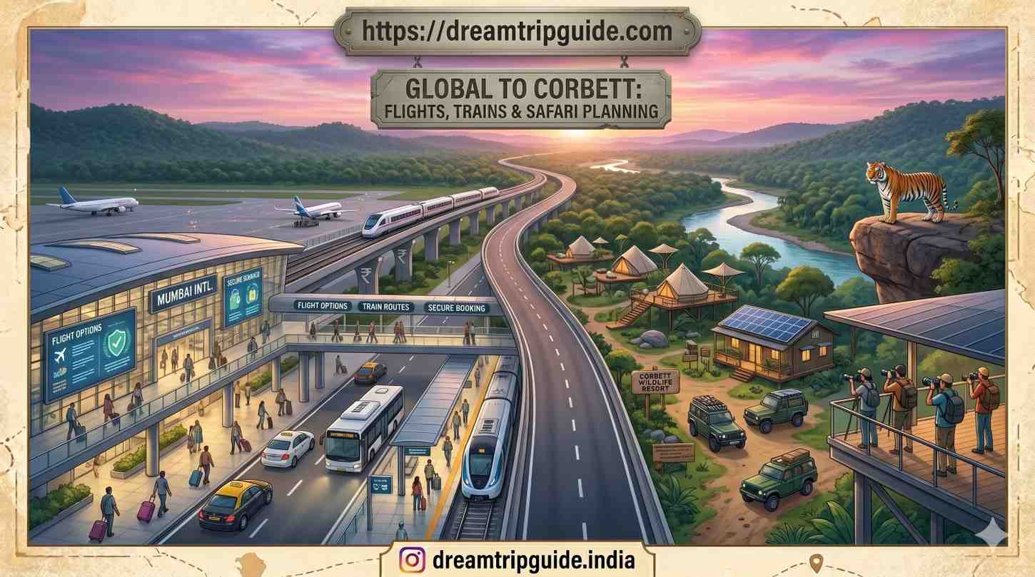 Mumbai to Jim Corbett