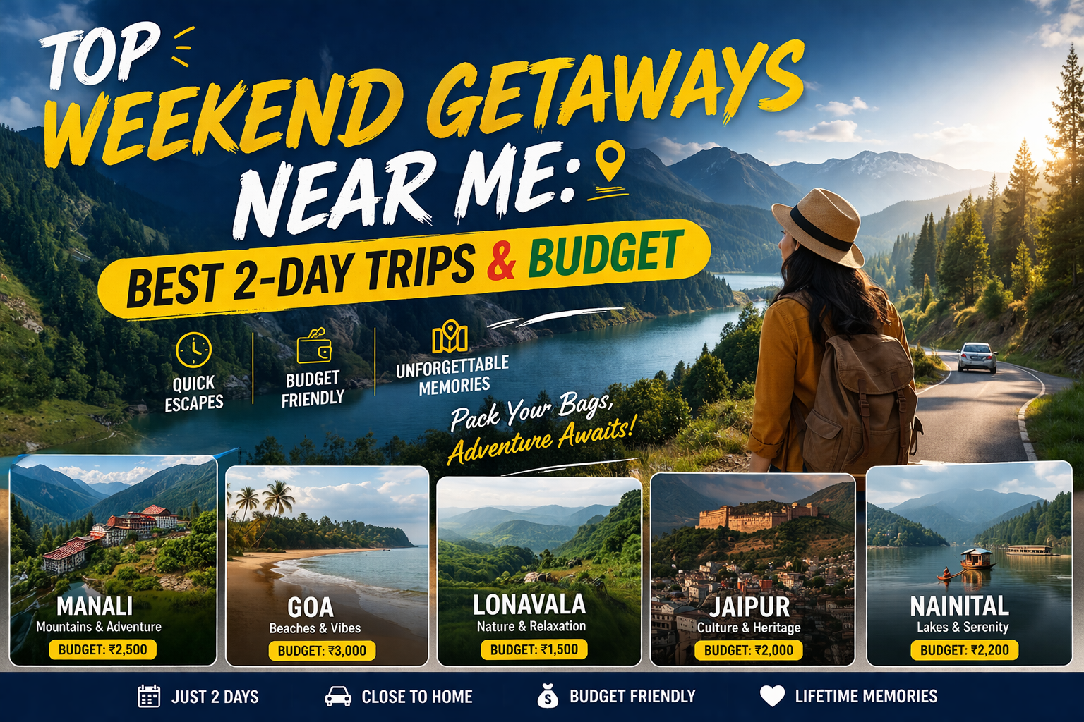 Top Weekend Getaways