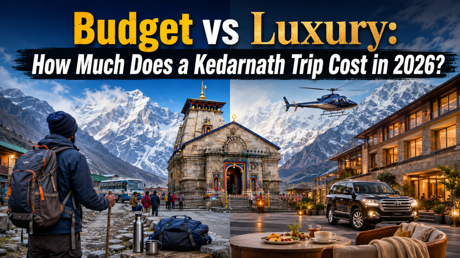 Budget vs Luxury: How Much Does a Kedarnath Trip Cost in 2026?