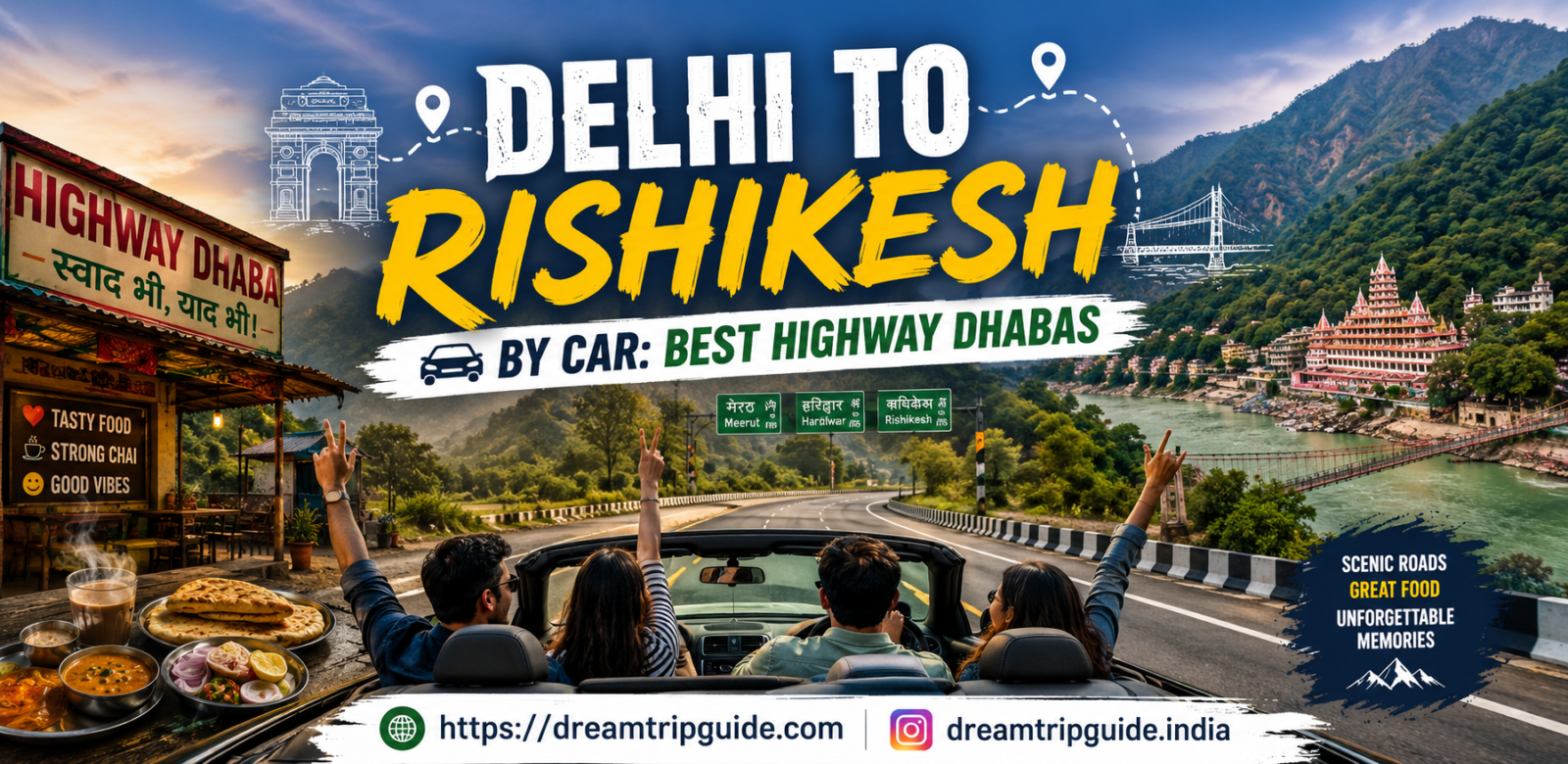 Delhi to Rishikesh by Car