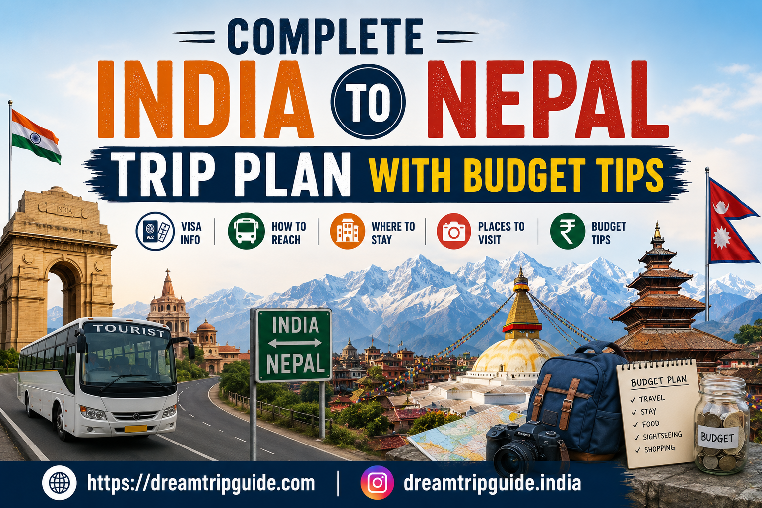 Complete India to Nepal Trip Plan