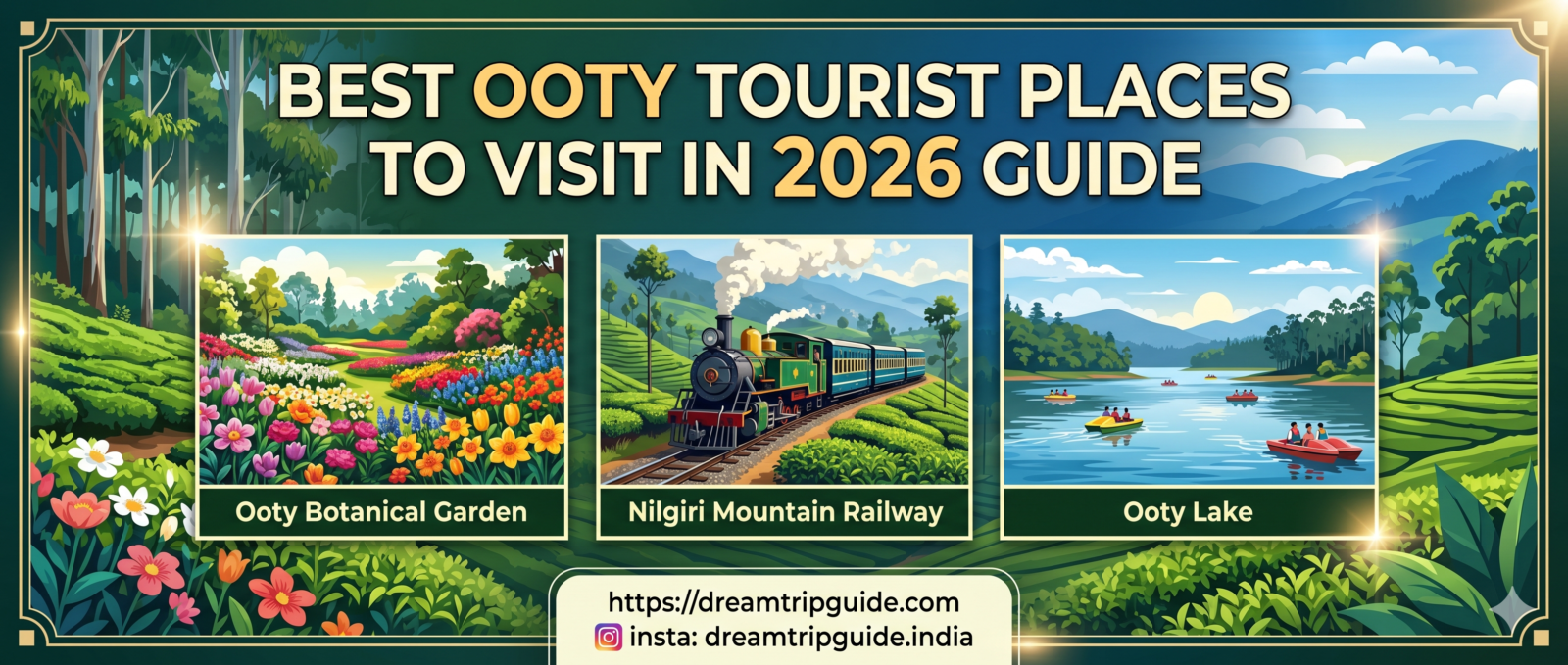 Ooty Tourist Places