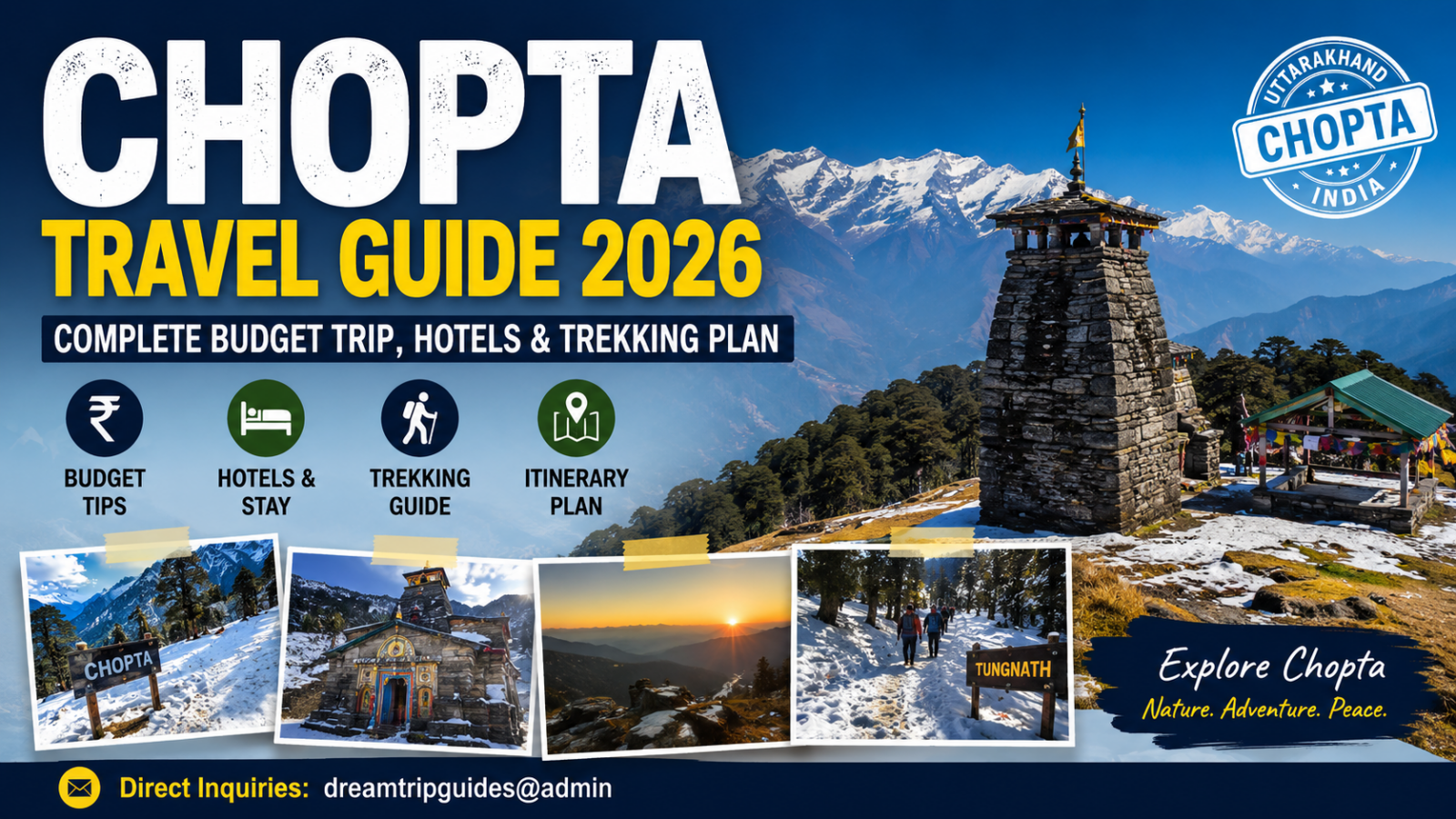 Chopta Travel Guide 2026