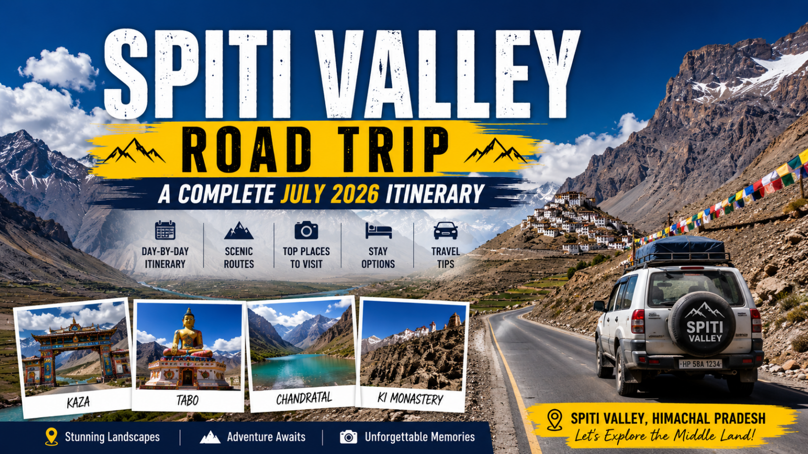 Spiti Valley Road Trip